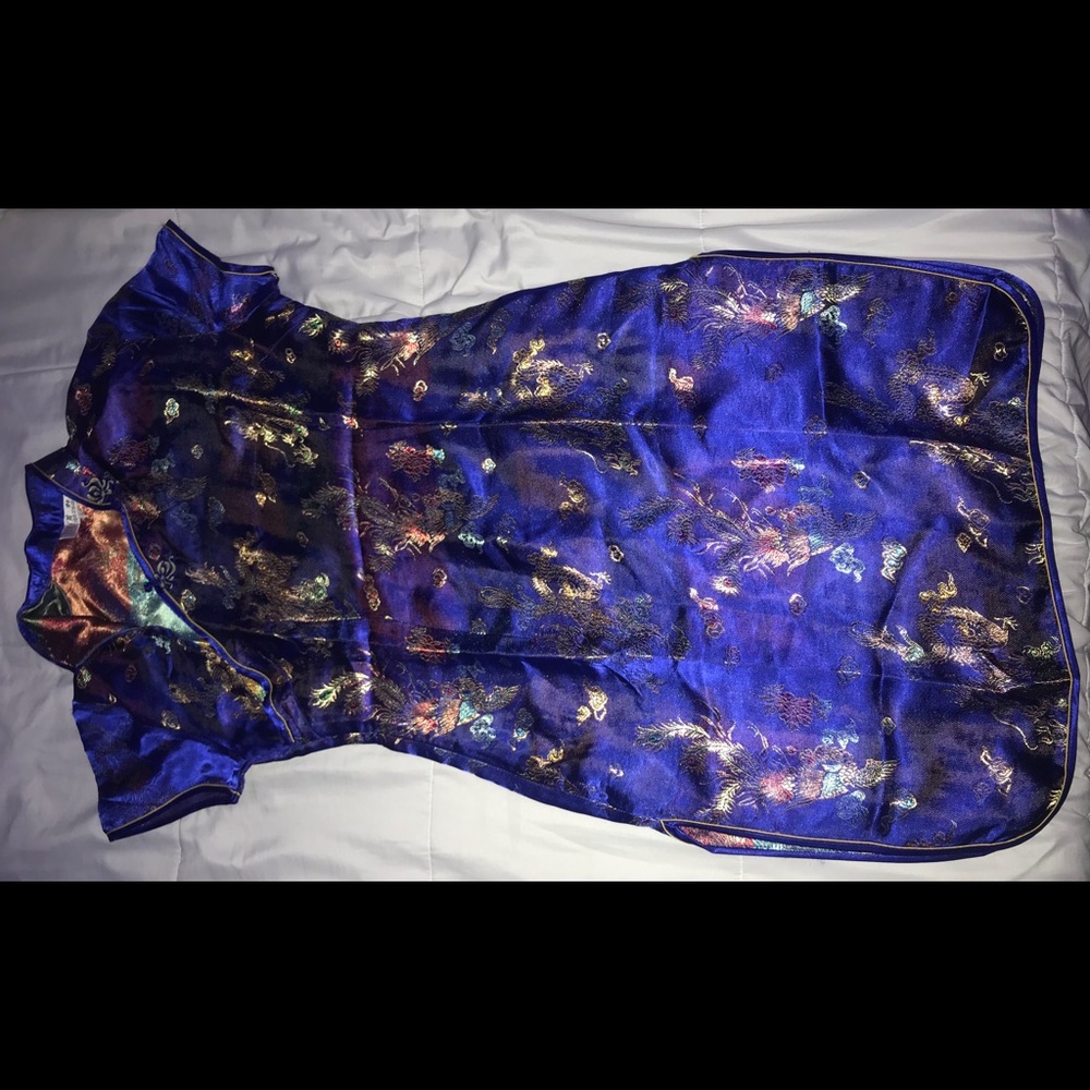 Youth Chinese satin dress